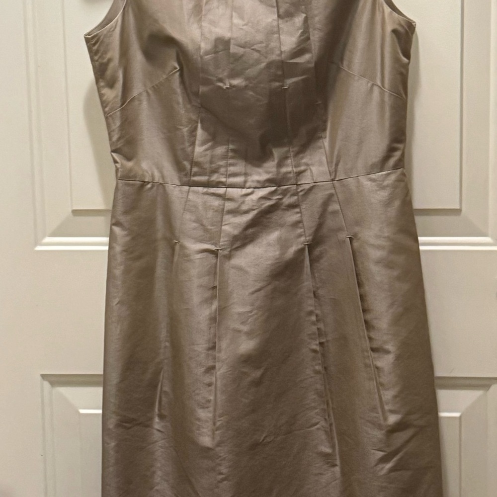 Banana Republic Shimmering Taupe Midi Dress